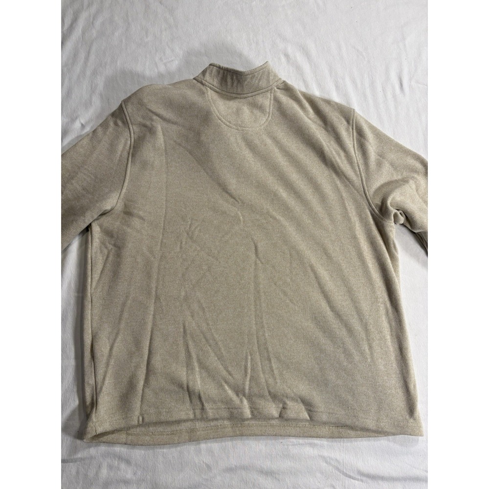 NEW Izod 1/4 Zip Fleece Long Sleeve Pullover Sweater Rock Heather Mens Size 2XLT - Picture 10 of 13